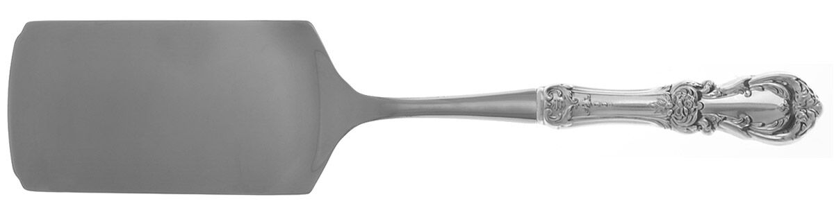 Burgundy (Sterling, 1949, No Monograms) Lasagna Server with Stainless Blade HC by Reed & Barton-1