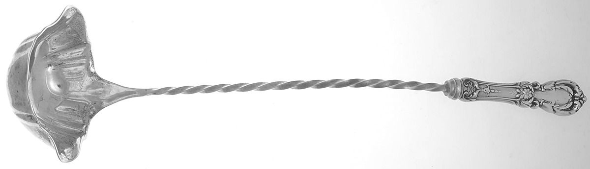 Burgundy (Sterling, 1949, No Monograms) Hollow Handle Punch Ladle with Solid Bowl by Reed & Barton-1