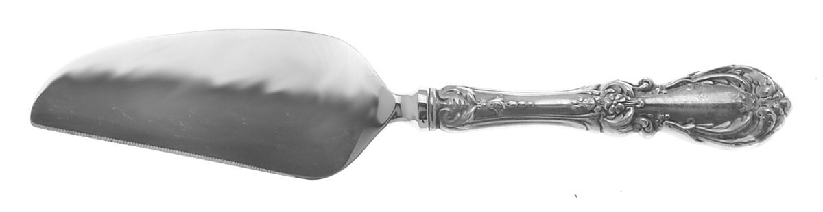 Burgundy (Sterling, 1949, No Monograms) Cheese Knife with Stainless Blade by Reed & Barton-1