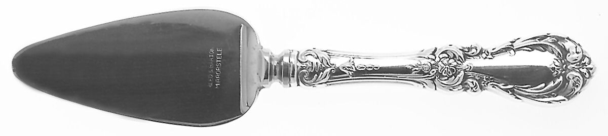 Burgundy (Sterling, 1949, No Monograms) Cheese Server with Stainless Blade by Reed & Barton-1