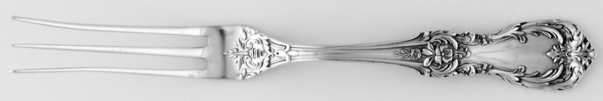 Burgundy (Sterling, 1949, No Monograms) Strawberry Fork by Reed & Barton-1