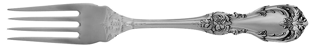 Burgundy (Sterling, 1949, No Monograms) Youth Fork by Reed & Barton-1