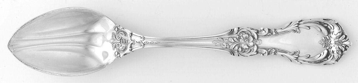 Burgundy (Sterling, 1949, No Monograms) Fruit/Orange Spoon by Reed & Barton-1