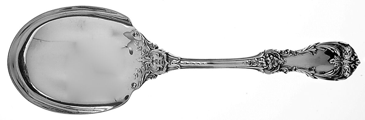 Burgundy (Sterling, 1949, No Monograms) Solid Salad Serving Spoon by Reed & Barton-1