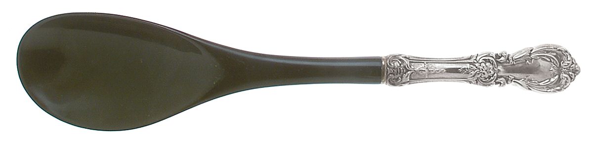 Burgundy (Sterling, 1949, No Monograms) Salad Serving Spoon with Plastic Bowl by Reed & Barton-1