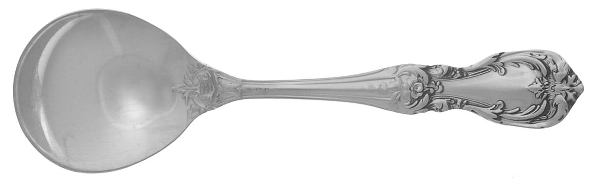 Burgundy (Sterling, 1949, No Monograms) Large Chocolate Spoon by Reed & Barton-1