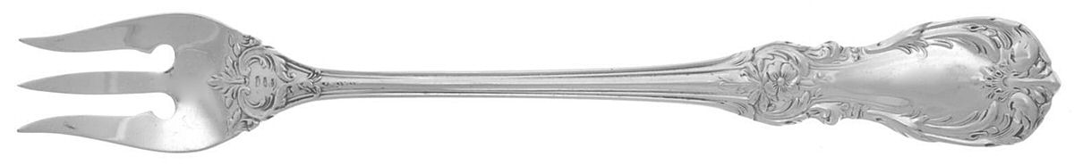 Burgundy (Sterling, 1949, No Monograms) Cocktail/Seafood Fork by Reed & Barton-1