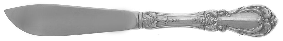 Burgundy (Sterling, 1949, No Monograms) Hollow Handle Master Butter Knife by Reed & Barton-1