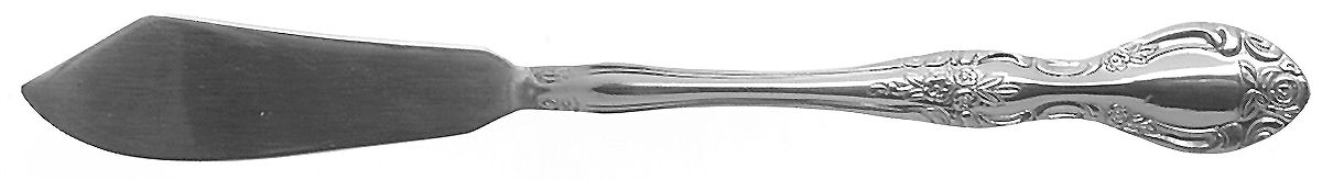 Candace-Andrea (Stainless) Flat Handle Master Butter Knife by Reed & Barton-1
