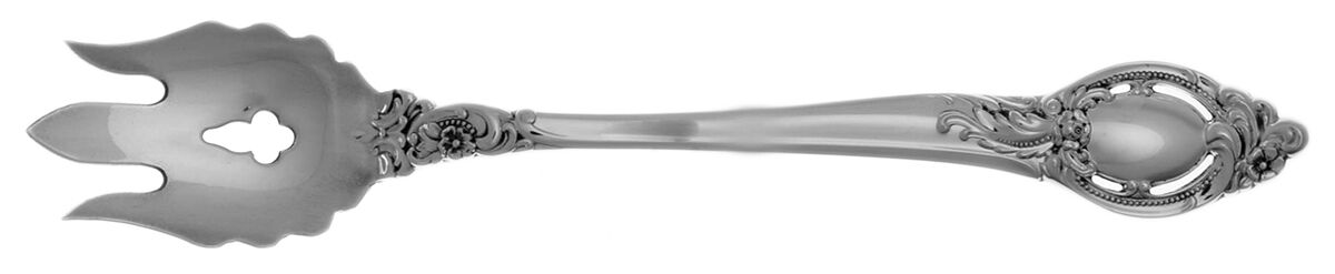 Cameo (Sterling, 1959) Vegetable Serving Fork Solid  HC by Reed & Barton-1