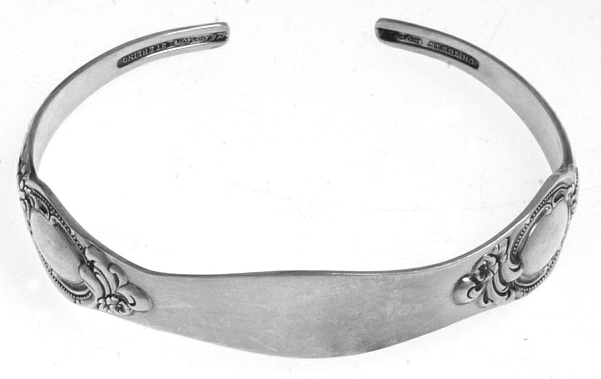 Cameo (Sterling, 1959) Cuff Bracelet by Reed & Barton-1