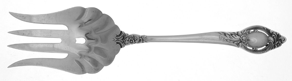 Cameo (Sterling, 1959) Solid Salad Serving Fork by Reed & Barton-1