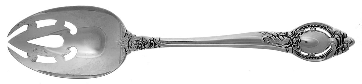 Cameo (Sterling, 1959) Pierced Tablespoon (Serving Spoon) by Reed & Barton-1