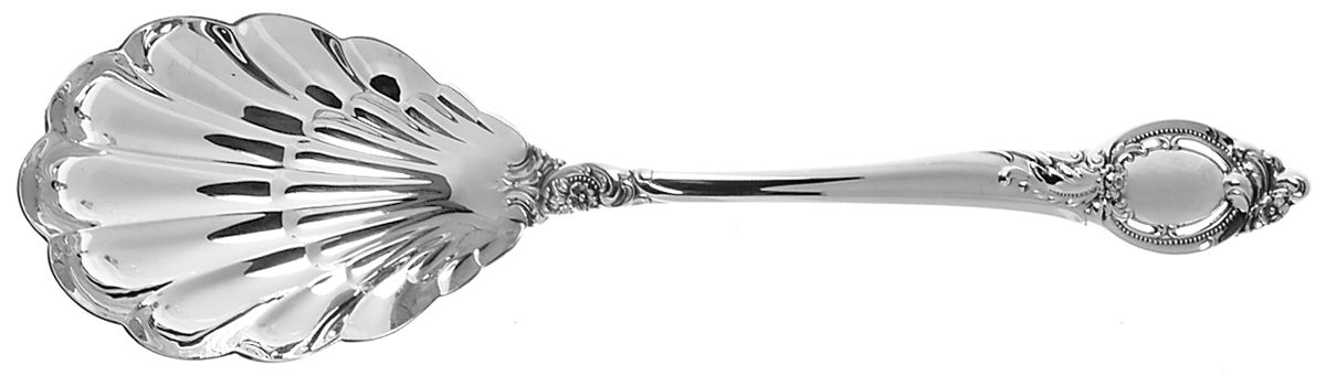 Cameo (Sterling, 1959) Solid Salad Serving Spoon by Reed & Barton-1