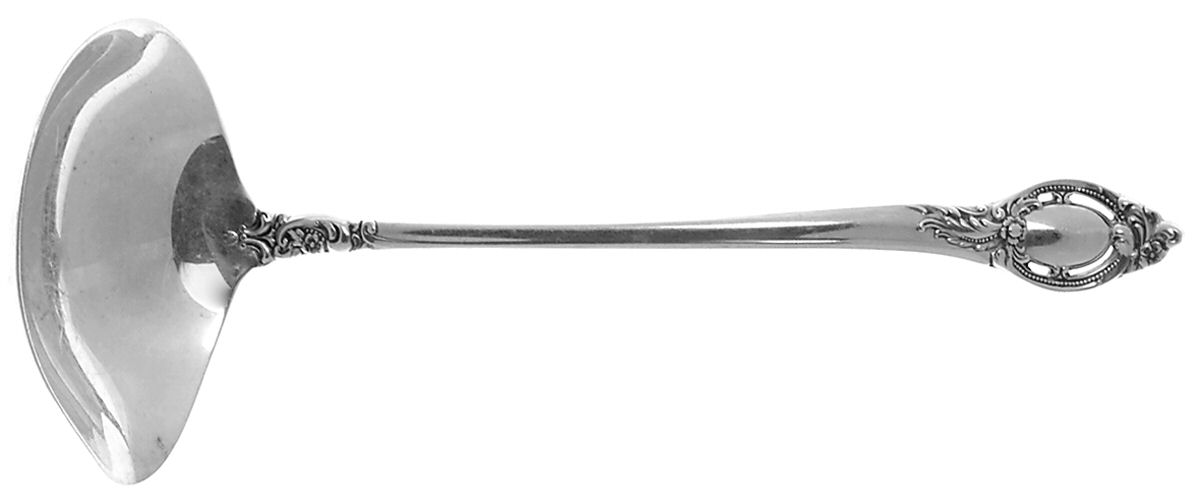 Cameo (Sterling, 1959) Solid Piece Cream Ladle by Reed & Barton-1