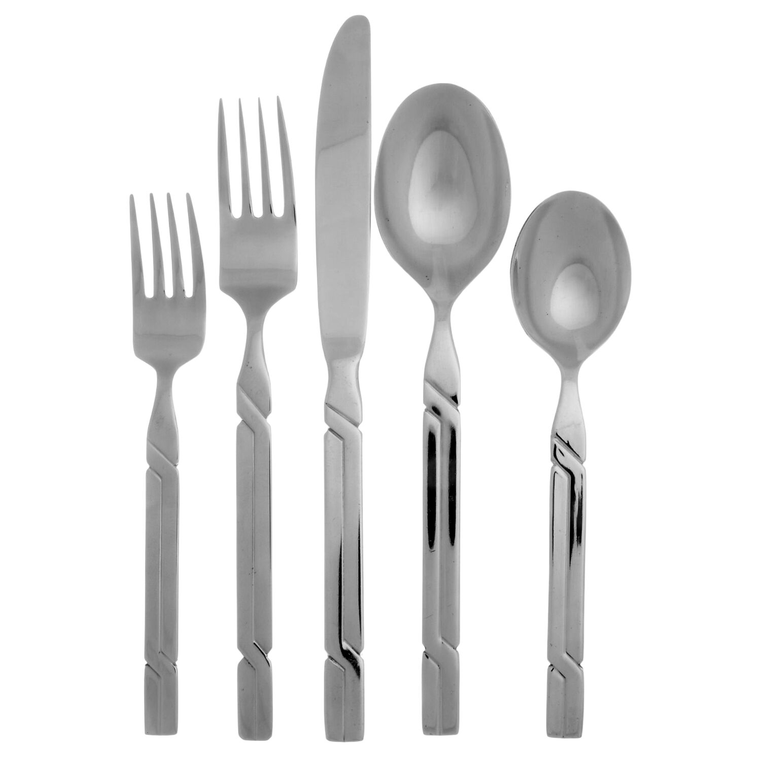 Camelback (Stainless) 5 Piece Place Setting by Reed & Barton-1