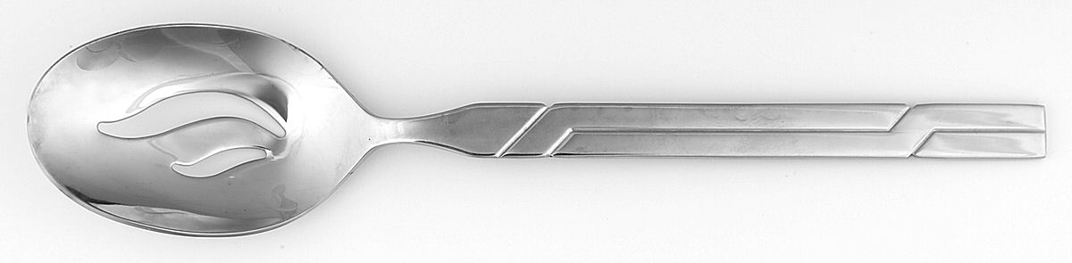 Camelback (Stainless) Pierced Tablespoon (Serving Spoon) by Reed & Barton-1