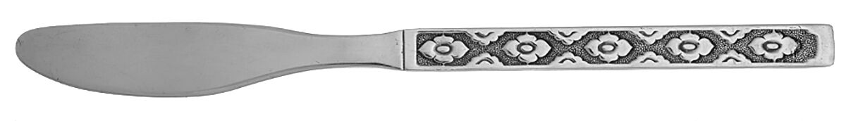 Caracas (Stainless) Flat Handle Butter Spreader by Reed & Barton-1