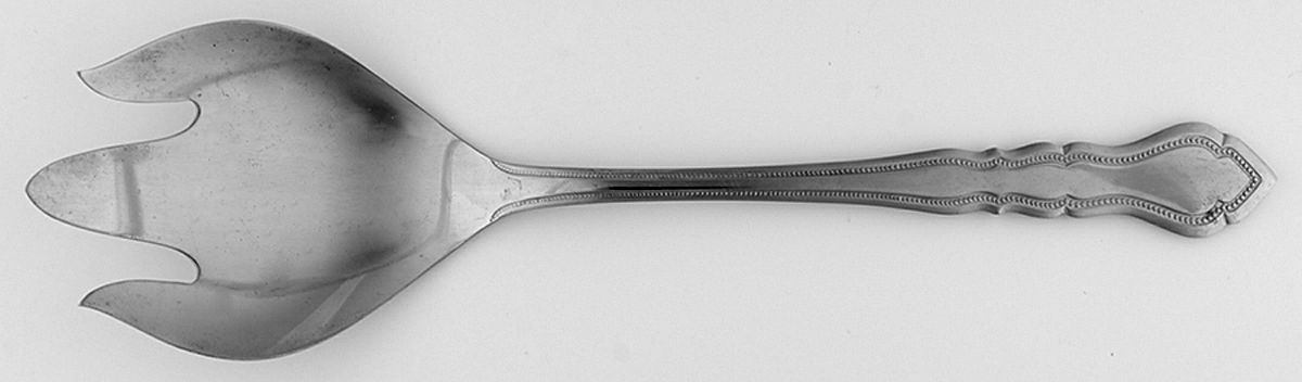 Carriage (Stainless) Solid Salad Serving Fork by Reed & Barton-1