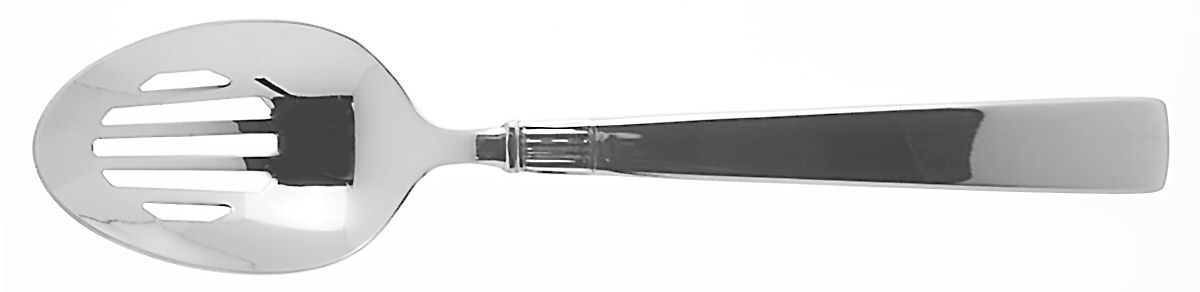 Castlegate (Stainless) Pierced Tablespoon (Serving Spoon) by Reed & Barton-1