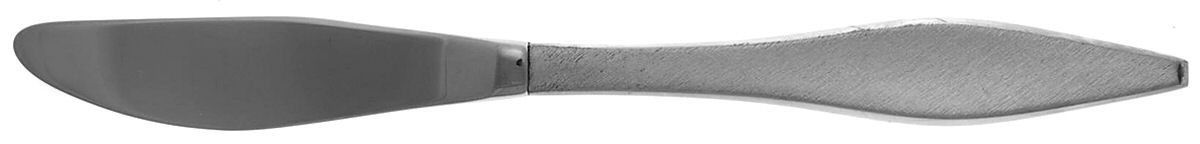 Cellini (Sterling, 1967, No Monograms) Modern Hollow Butter Spreader (Stainless) by Reed & Barton-1