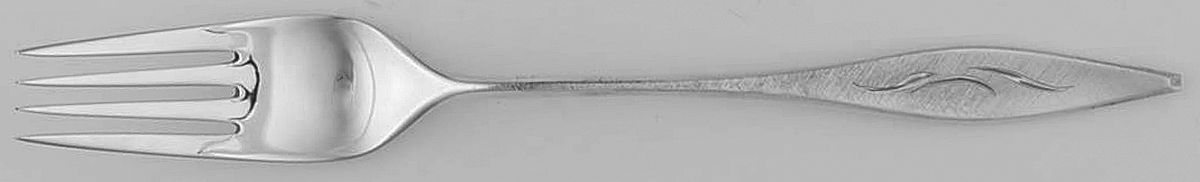 Cellini-Engraved (Sterling, 1967) Fork by Reed & Barton-1