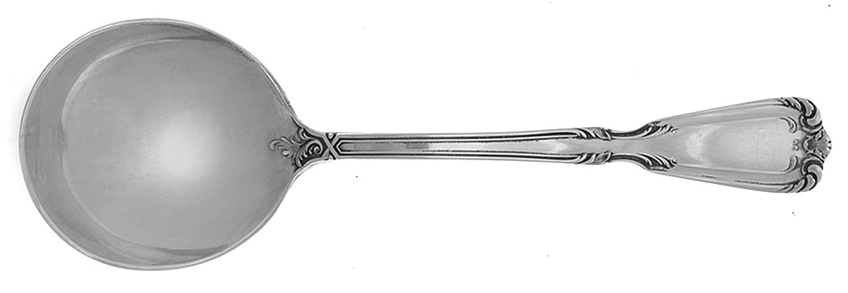 Chambord (Sterling) Round Bowl Soup Spoon (Cream Soup) by Reed & Barton-1