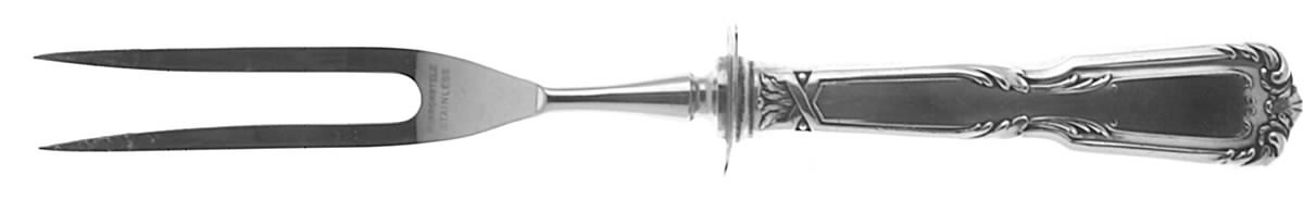 Chambord (Sterling) Small Steak Carving Fork with Stainless Prongs by Reed & Barton-1