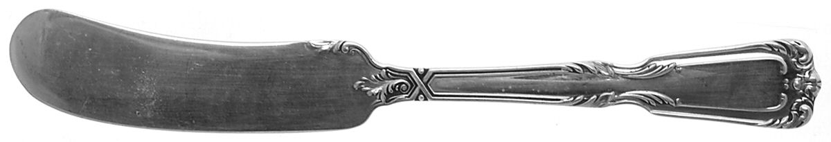 Chambord (Sterling) Flat Handle Butter Spreader by Reed & Barton-1