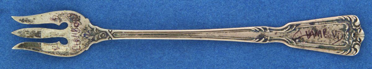 Chambord (Sterling) Cocktail/Seafood Fork by Reed & Barton-1