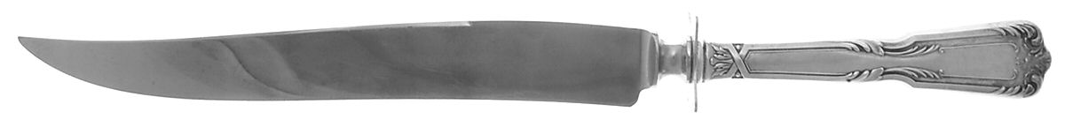 Chambord (Sterling) Large Carving/Roast Knife StnlBl w/Sterling Guard by Reed & Barton-1