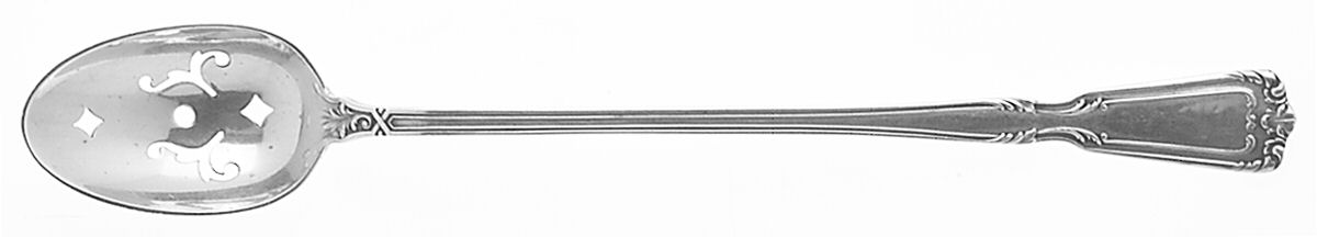 Chambord (Sterling) Pierced Bowl Long Handle Olive Spoon by Reed & Barton-1