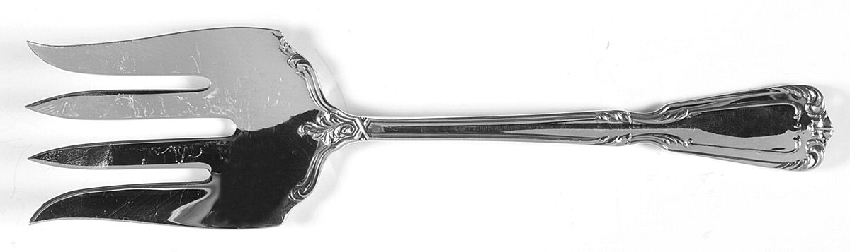 Chambord (Sterling) Solid Salad Serving Fork by Reed & Barton-1