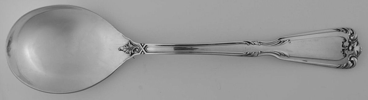 Chambord (Sterling) Round Bowl Soup Spoon (Gumbo) by Reed & Barton-1
