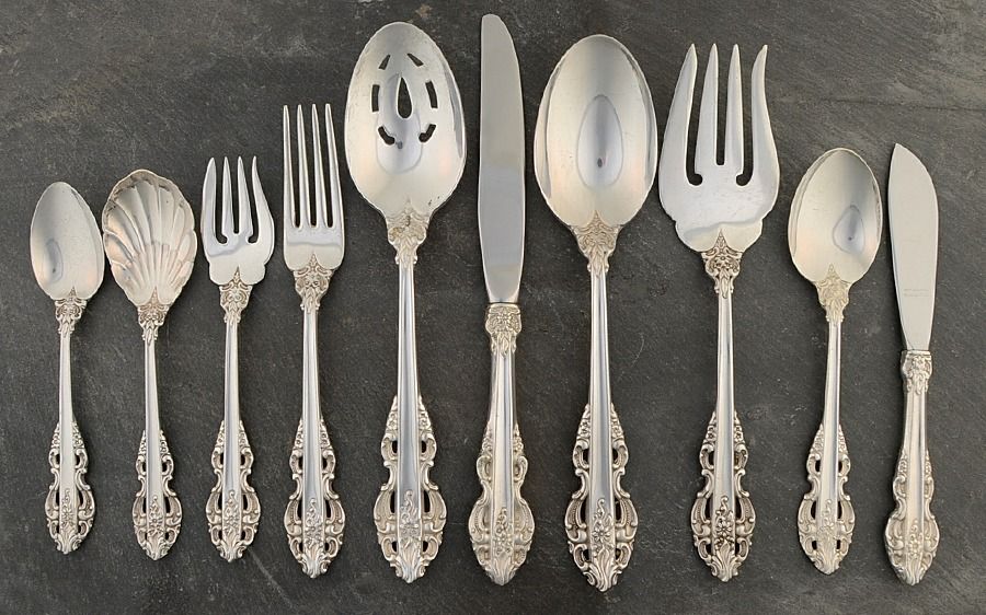 Chambord (Silverplate, 1985) 45 Piece Starter Set by Reed & Barton-1