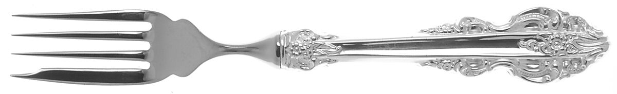 Chambord (Silverplate, 1985) Individual Hollow Fish Fork, Stainless Tines by Reed & Barton-1