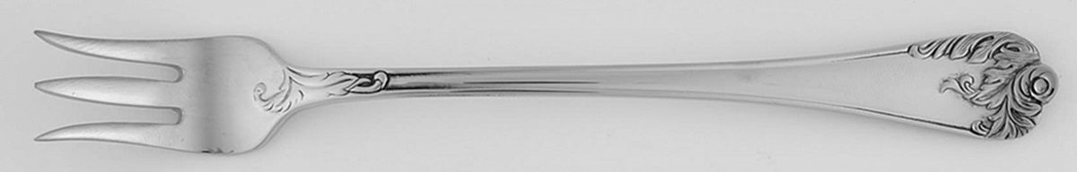 Chardonnay (Stainless, 1988) Cocktail/Seafood Fork by Reed & Barton-1
