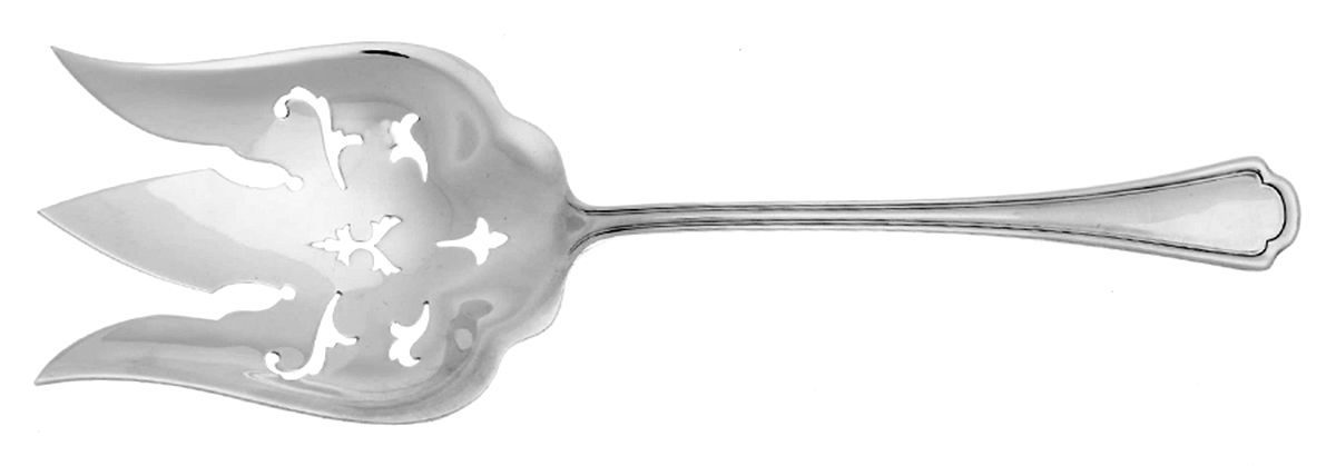 Clovelly (Sterling, 1912) Vegetable Serving Fork (Solid) by Reed & Barton-1