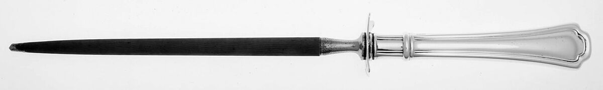 Clovelly (Sterling, 1912) Small Steel Rod Sharpener Knife by Reed & Barton-1