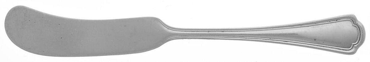 Clovelly (Sterling, 1912) Flat Handle Butter Spreader by Reed & Barton-1