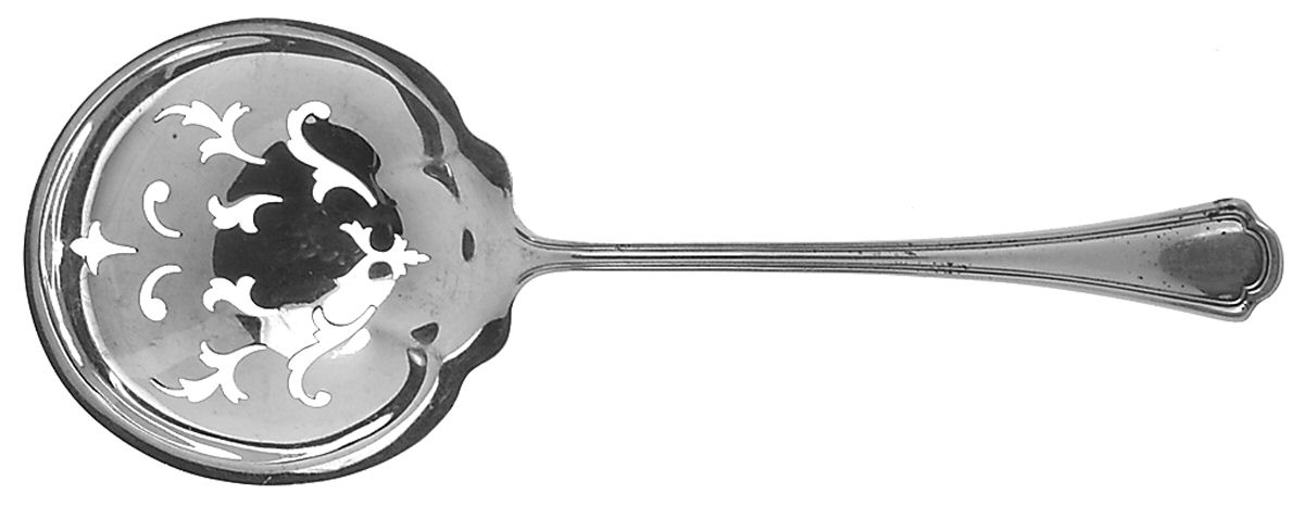 Clovelly (Sterling, 1912) Large Pierced Pea Serving Spoon by Reed & Barton-1