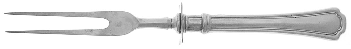 Clovelly (Sterling, 1912) Large Stainless-Prong Roast Carving Fork by Reed & Barton-1