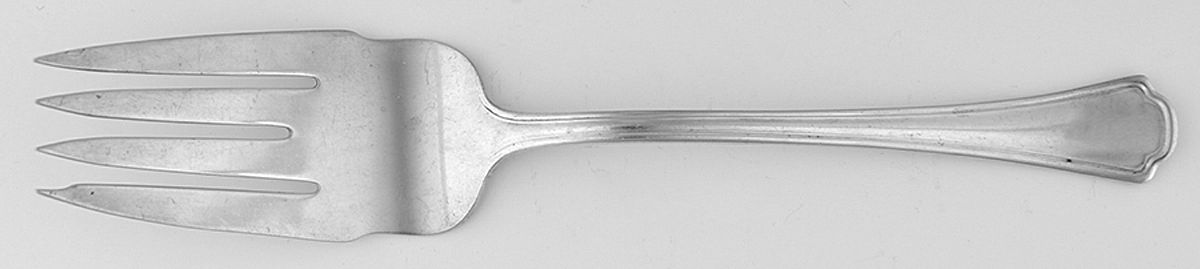Clovelly (Sterling, 1912) Fork-Cold Meat/Servg-Sm/Solid by Reed & Barton-1