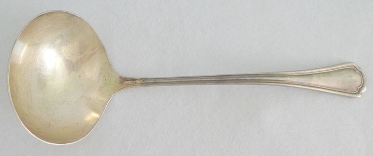 Clovelly (Silverplate, 1920) Solid Soup Ladle by Reed & Barton-1
