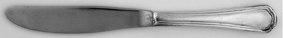 Clovelly (Silverplate, 1920) Modern Hollow Butter Spreader (Stainless) by Reed & Barton-1