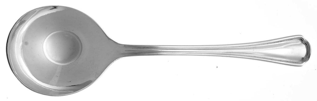 Clovelly (Silverplate, 1920) Round Bowl Soup Spoon (Cream Soup) by Reed & Barton-1