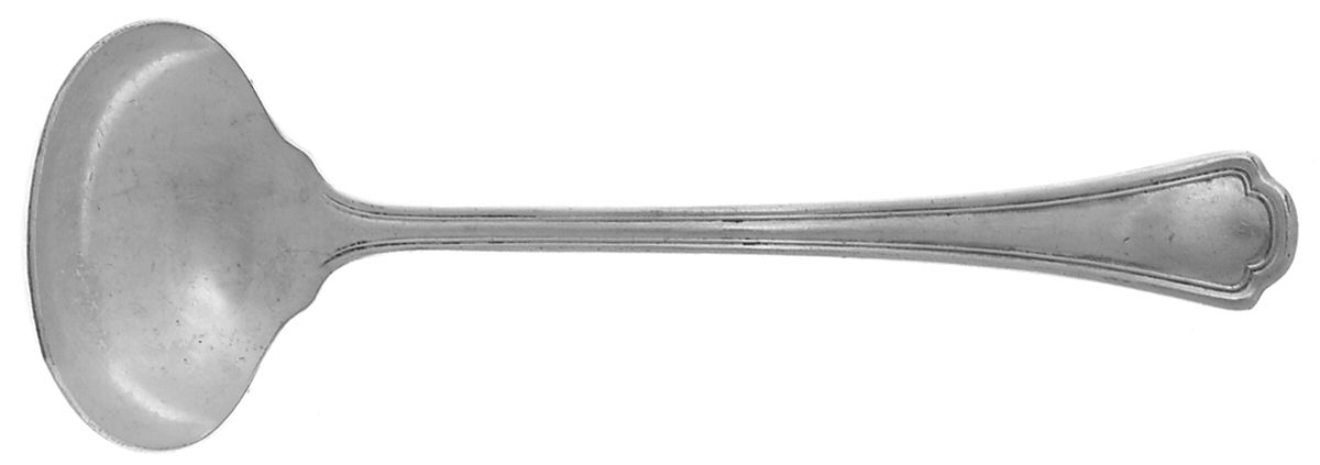 Clovelly (Silverplate, 1920) Solid Piece Cream Ladle by Reed & Barton-1