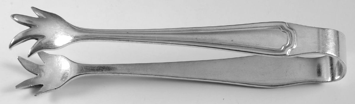 Clovelly (Silverplate, 1920) Sugar Tongs by Reed & Barton-1