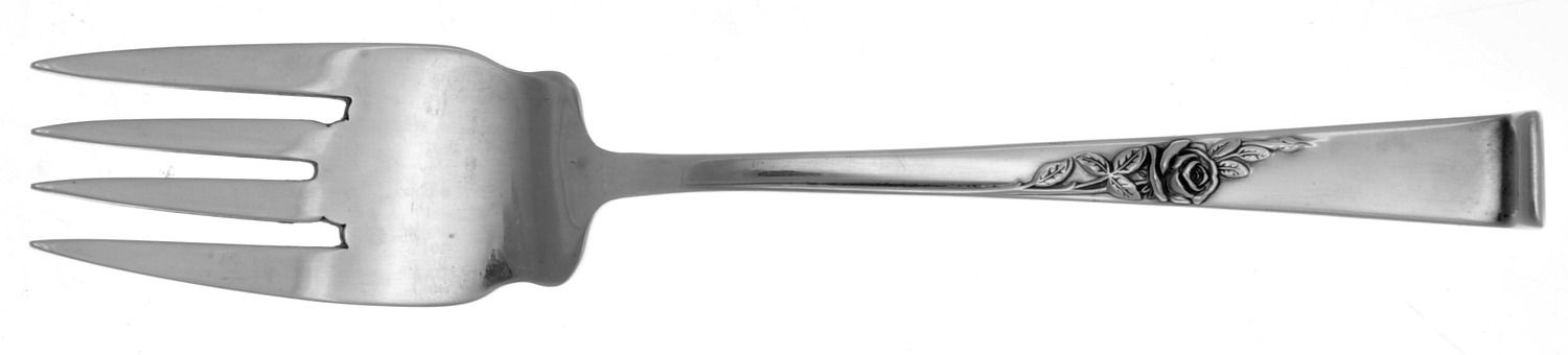Classic Rose (Sterling, 1954) Individual Solid Fish Fork by Reed & Barton-1