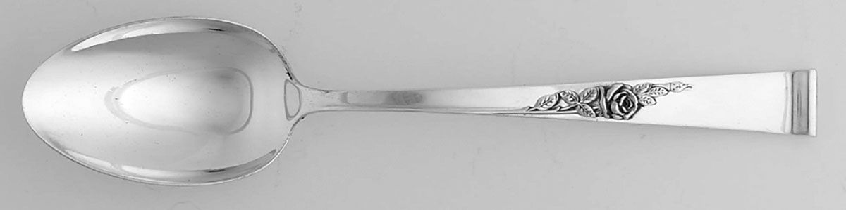 Classic Rose (Sterling, 1954) Tablespoon (Serving Spoon) by Reed & Barton-1